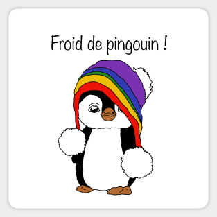 Penguin cold Sticker